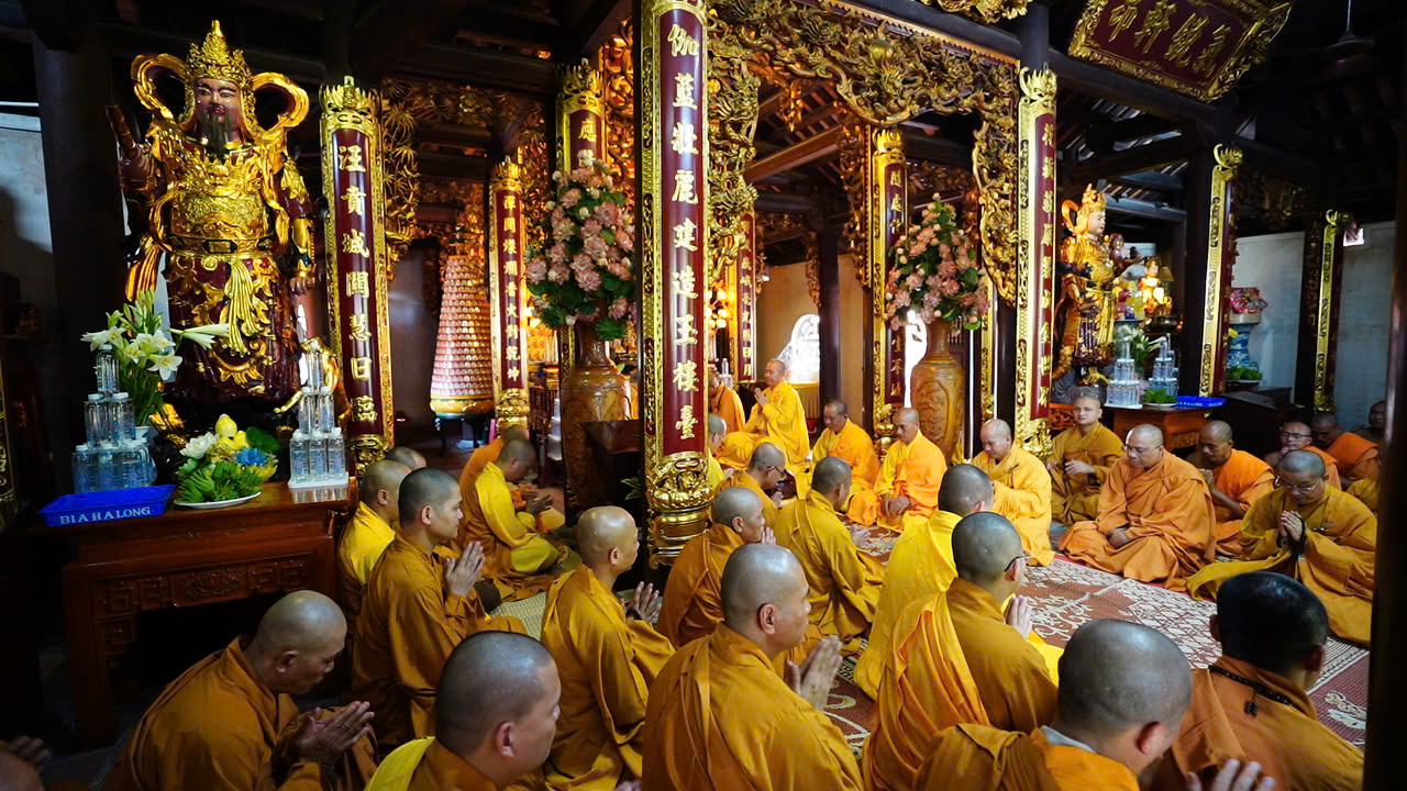 Trường hạ Ban Trị sự Phật giáo tỉnh Quảng Ninh tác pháp an cư kết hạ PL. 2569 - DL. 2025 