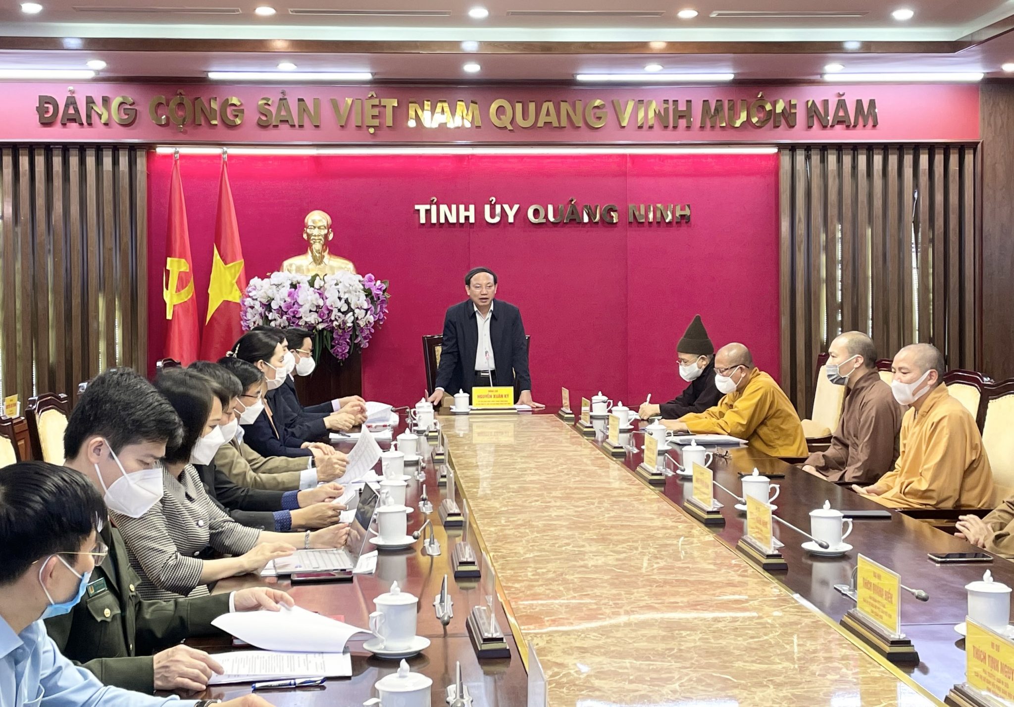 Bí thư tỉnh Quảng Ninh mong muốn và tin tưởng trong nhiệm kì tới Phật giáo tỉnh nhà tiếp tục khẳng định vị thế là kinh đô Phật giáo của nước Việt 