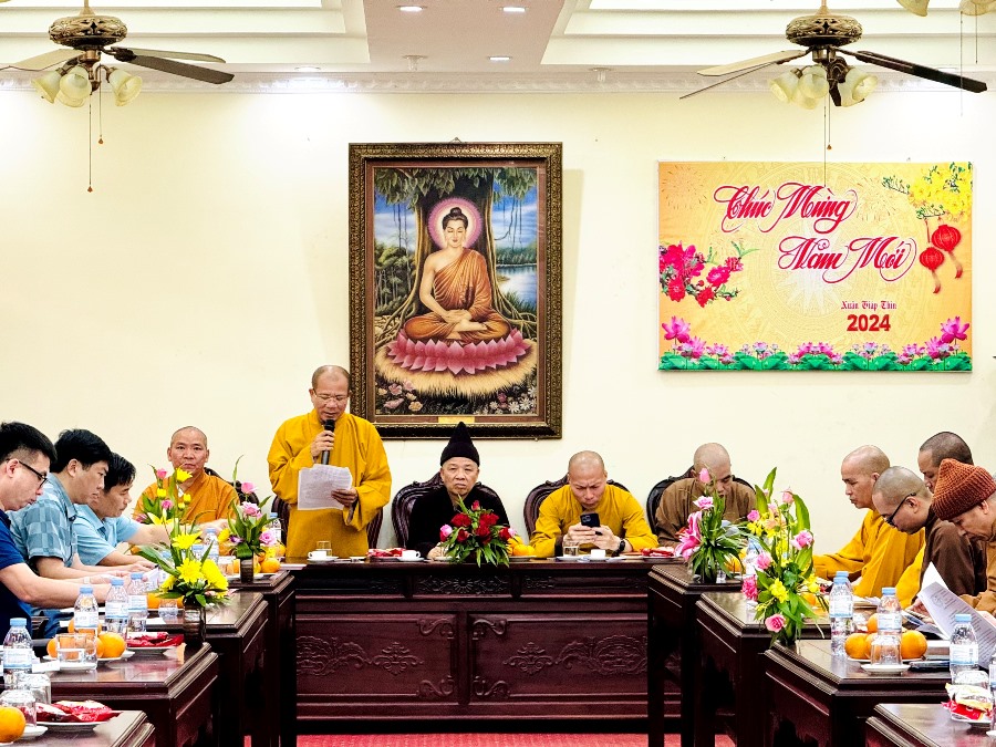 Phật giáo tỉnh họp tổng kết công tác Phật sự, triển khai kế hoạch tổ chức Lễ Phật đản và khóa An cư kết hạ 