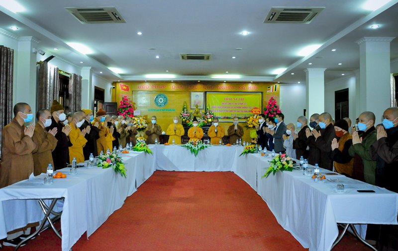 Hội nghị tổng kết công tác Phật sự năm 2021 và phương hướng hoạt động năm 2022 của Ban Trị sự GHPGVN tỉnh Quảng Ninh 