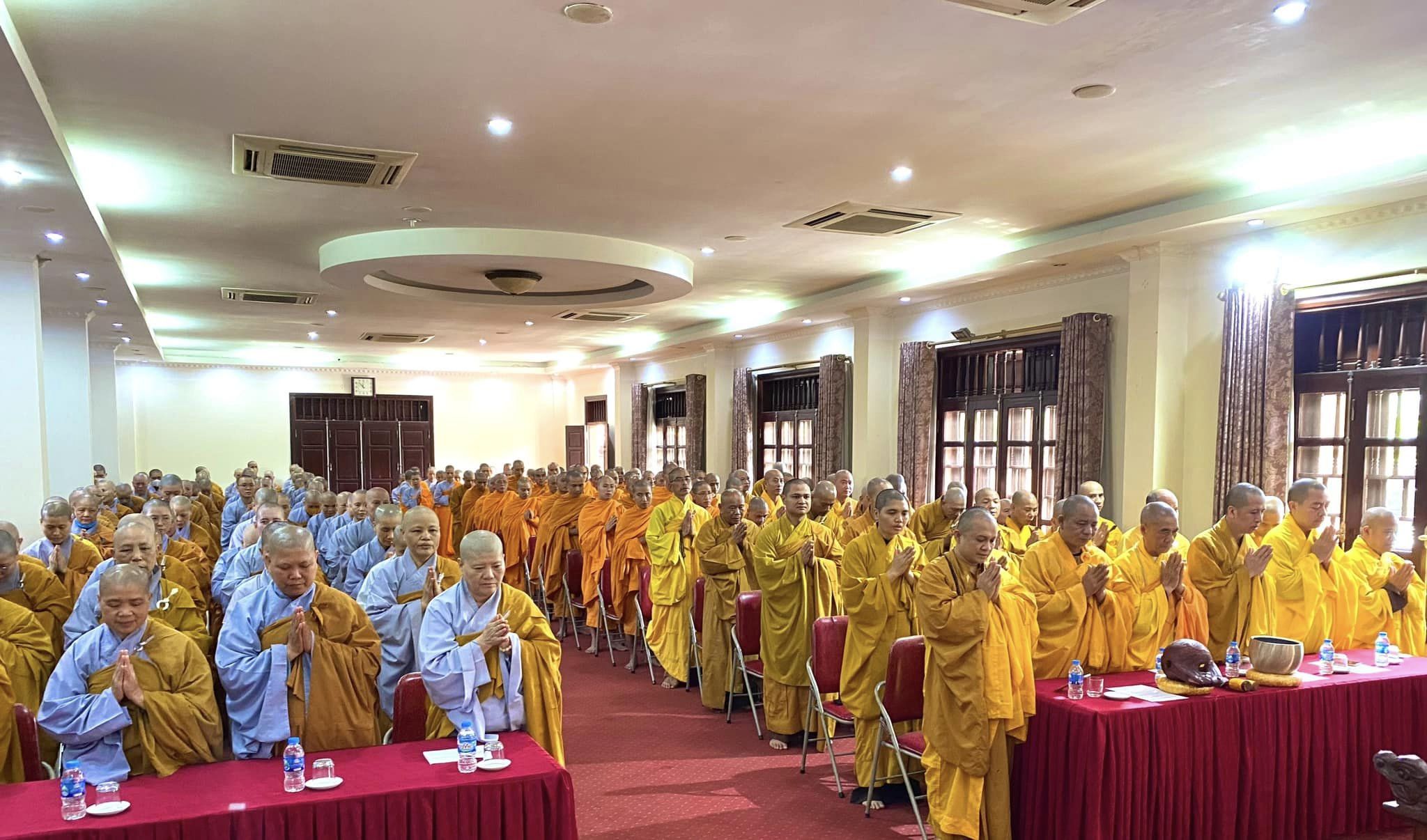 Trường hạ Ban Trị sự Phật giáo tỉnh Quảng Ninh tác pháp khóa An cư kết hạ PL. 2568 - DL. 2024 
