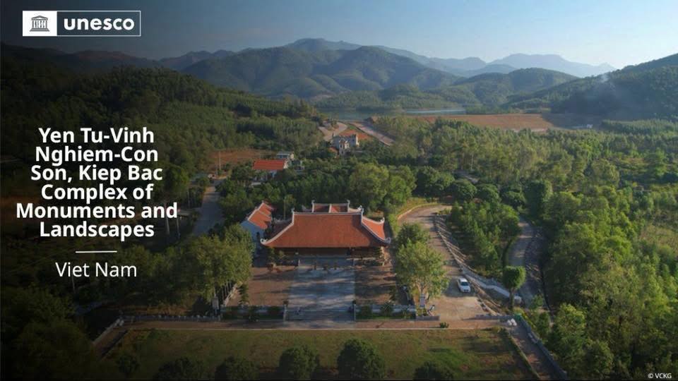 Quần thể Yên Tử - Vĩnh Nghiêm - Côn Sơn, Kiếp Bạc được công nhận Di sản văn hóa thế giới 